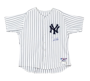 2002 David Wells Game Used & Signed New York Yankees Home Jersey (PSA/DNA) 